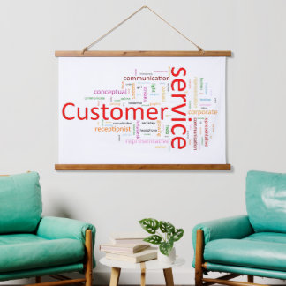 Customer Service  Hanging Tapestry