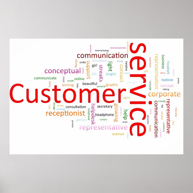 Customer Service Poster (Front)