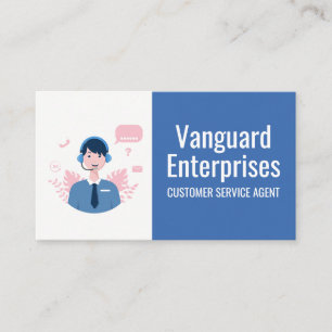 Customer Service Rep   Call Centre Business Card