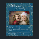 Customer specific Christmas Lights photo flyer<br><div class="desc">Customer specific Christmas Lights photo flyer,  blue.  Simply edit your product by uploading your photo and typing your text. You can select the font,  colour and position individually by "further personalization".</div>