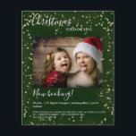 Customer specific Christmas Lights photo flyer<br><div class="desc">Customer specific Christmas Lights photo flyer,  green.  Simply edit your product by uploading your photo and typing your text. You can select the font,  colour and position individually by "further personalization".</div>