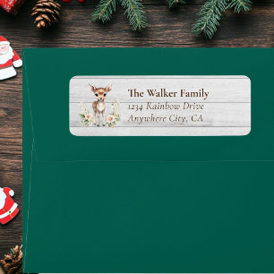 Customer Specific, Floral, Deer, Christmas