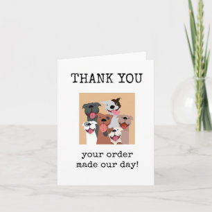 Customer Thank You, Appreciation Card