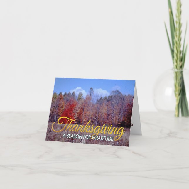 Customer Thanksgiving card 19 (Front)