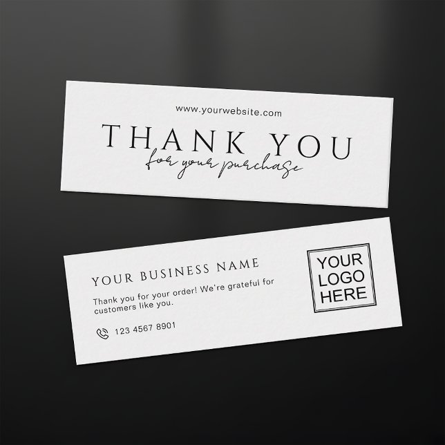 Customers Order Packaging Thank You Mini Inserts (Creator Uploaded)