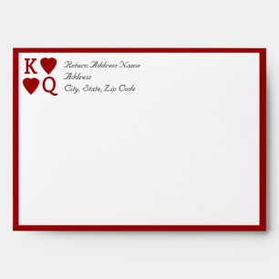 CustomInvite la lecture des enveloppes King/Queen 