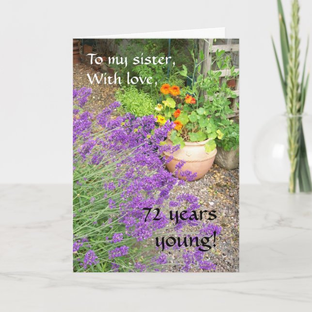 Customisable Age-specific Birthday Card for Anyone (Front)
