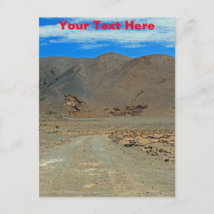 Customisable Atacama geoglyphs postcard