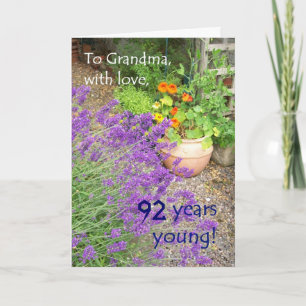 Customisable Birthday Card for Grandmother