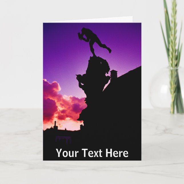 Customisable Brabo, Antwerp Card (Front)