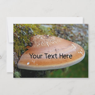 Customisable bracket fungus Card