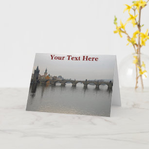 Customisable Charles Bridge, Prague Card