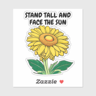 Customisable Cheerful Bright Yellow Sunflower