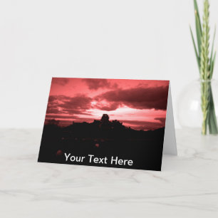 Customisable Corfe Castle Card