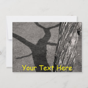 Customisable dead tree Card