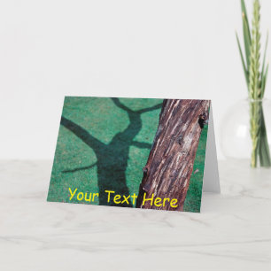 Customisable dead tree card
