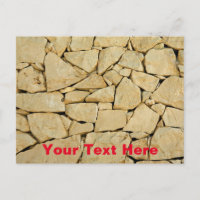 Customisable dry stone wall