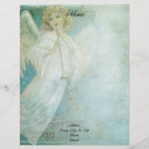 Customisable En-tête de lettre d'ange