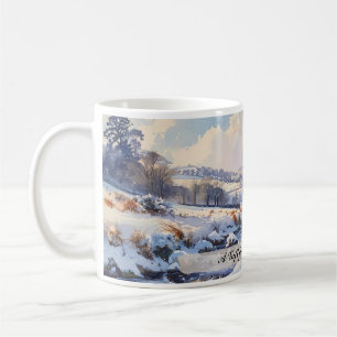 Customisable English Winter Landscape Coffee Mug