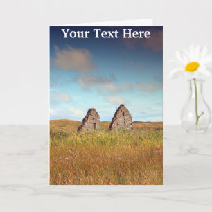 Customisable Finlaggan, Scotland Card