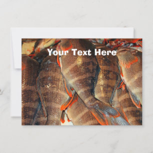 Customisable fresh fish Card