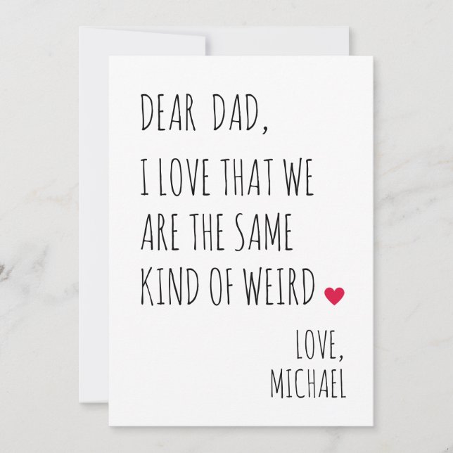 CUSTOMISABLE FUNNY HANDWRITING BIRTHDAY CARD (Front)