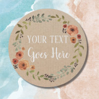 Customisable Handmade Product floral wreath Craft