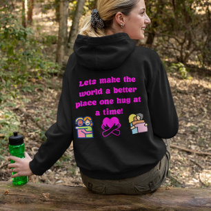 Customisable Hug Promoting Hoodie