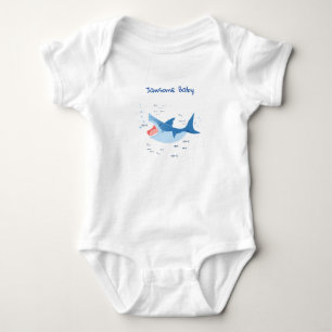 Customisable Jaws junior  Baby Bodysuit
