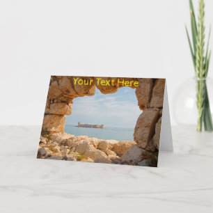 Customisable Kizkalesi, Turkey Card