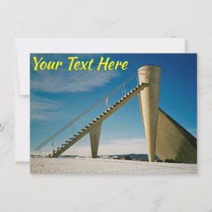 Customisable Lillehammer Norway card