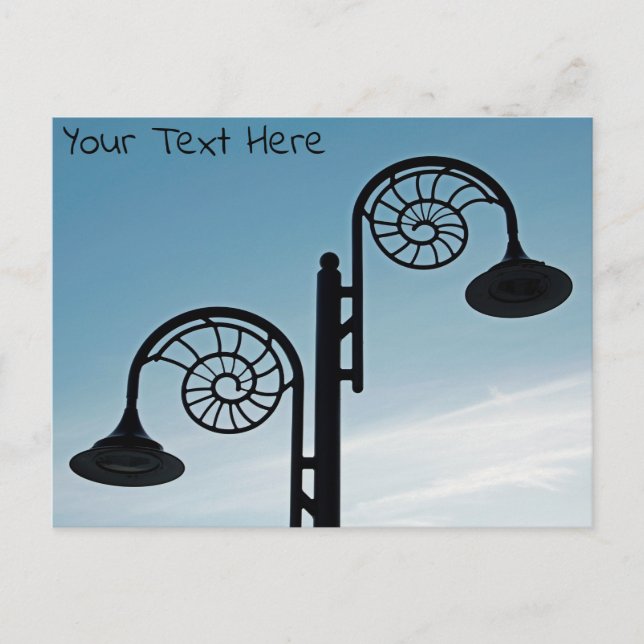Customisable Lyme Regis Postcard (Front)