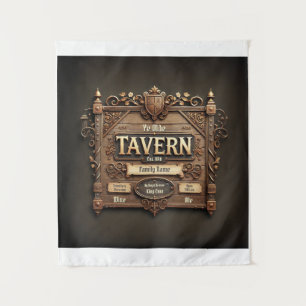 Customisable Medieval Tavern Wall Tapestry
