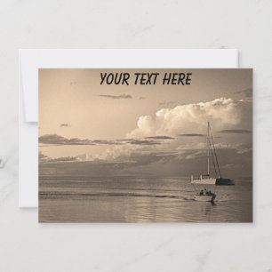 Customisable Monkey Mia, Australia Card