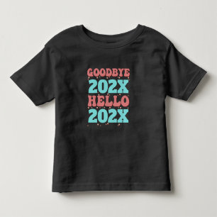Customisable New Year Goodbye Hello Toddler T-shirt