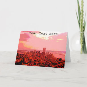 Customisable New York Card