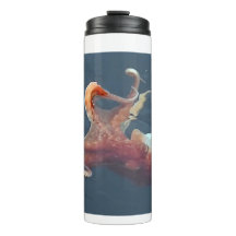 Customisable Octopus Thermal Tumbler Personalised 