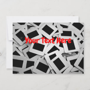 Customisable photo slides Card
