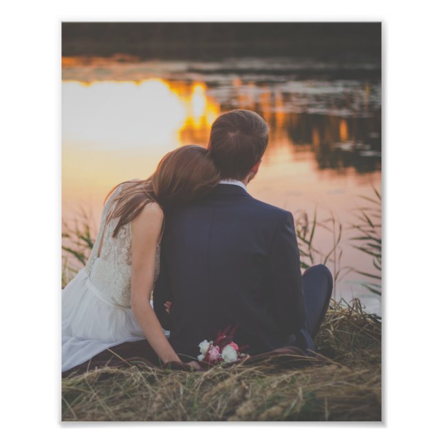 Customisable Picture Size 8 X 10 Photo Print (Front)