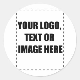 Customisable Products Classic Round Sticker