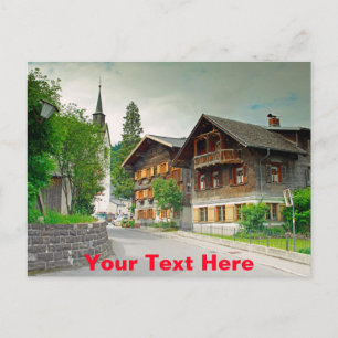 Customisable Schwarzenberg, Austria Postcard