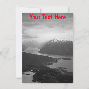 Customisable Sognefjord, Norway card