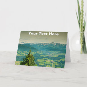 Customisable Sulzberg, Austria Card