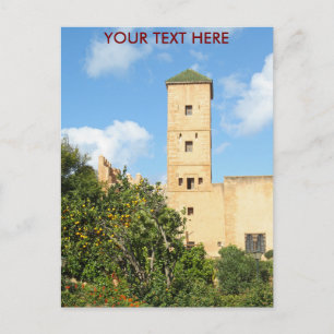 Customisable tower in Rabat, Morocco Postcard