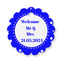  Customisable Wedding Favour Tags.