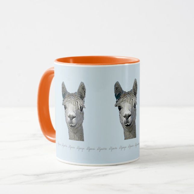 Customise this Alpaca Alpakka Alpaka Alpaga Mug (Front Left)
