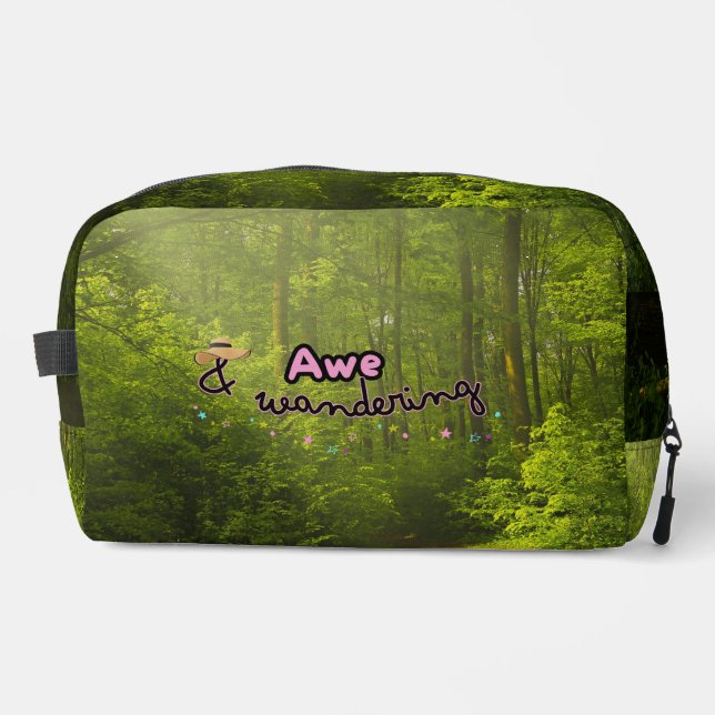 Customiseable forest toiletry bag (Front)