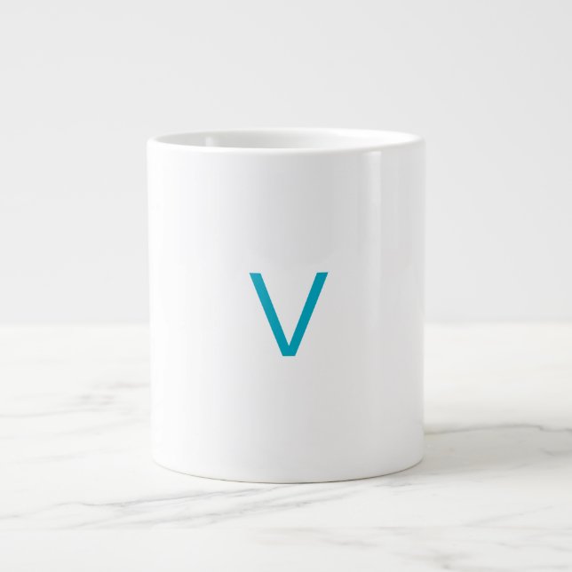 Customised letter V mug (Front)