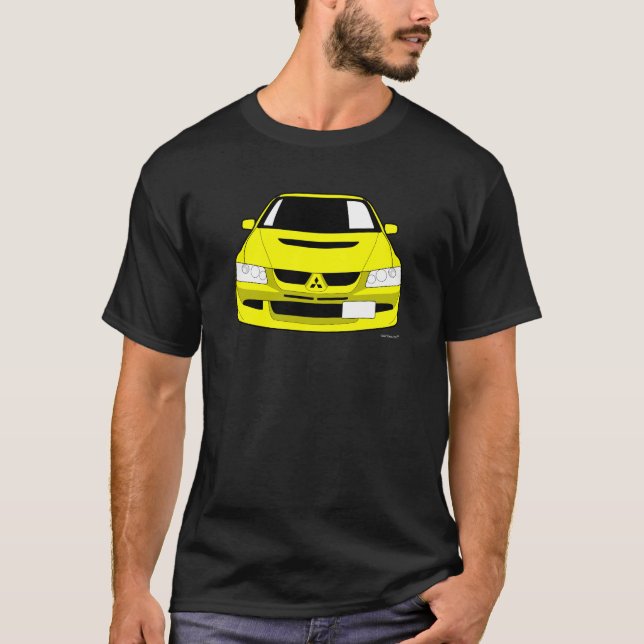 Customised Mitsubishi Lancer Evo 8  Car T shirt (Front)