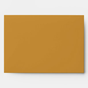 Customised Modern Stylish Name Minimal Brown colou Envelope